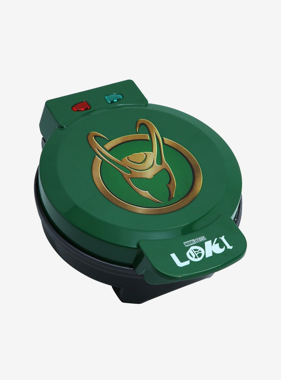 Kitchen * | Marvel Loki Horned Helmet Logo Waffle Maker Free Delivery