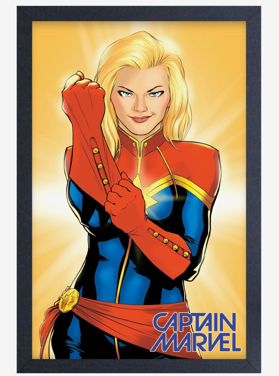 Decor * | Marvel Captain Marvel Gloves Poster New Threads