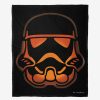 Bedroom * | Star Wars Storm Trooper Jack-O'-Lantern Throw Blanket Classical