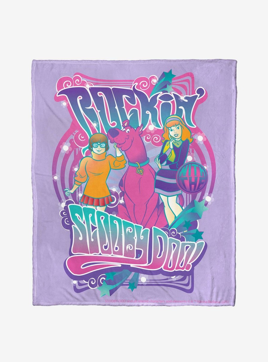 Bedroom * | Scooby-Doo Rockin Throw Blanket Discount