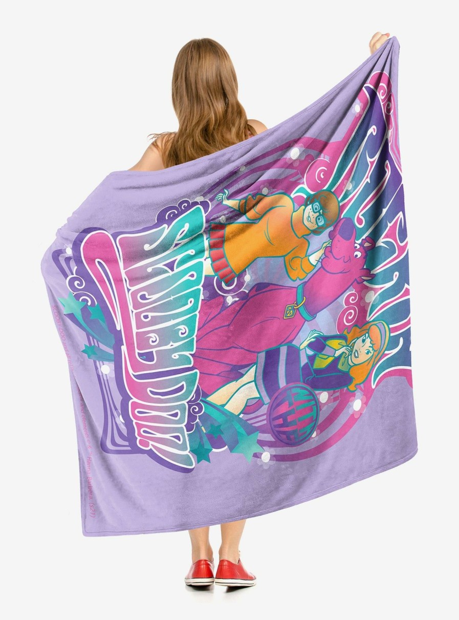 Bedroom * | Scooby-Doo Rockin Throw Blanket Discount