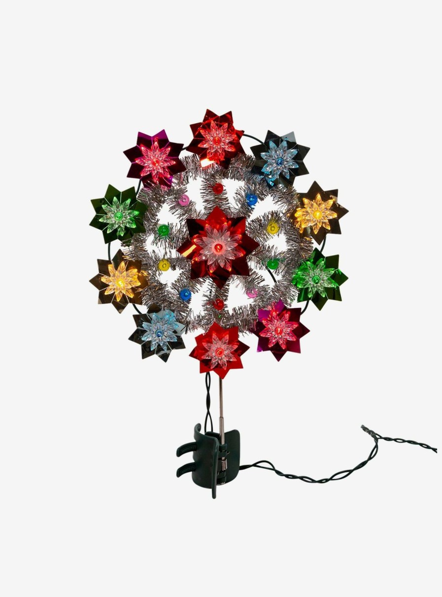 Decor * | Light Multicolor Retro Reflector Tree Topper Best-Selling