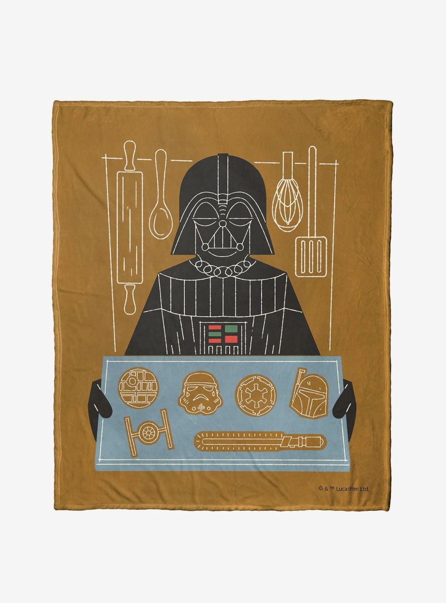 Bedroom * | Star Wars Dark Side Cookies Throw Blanket Fire Sale