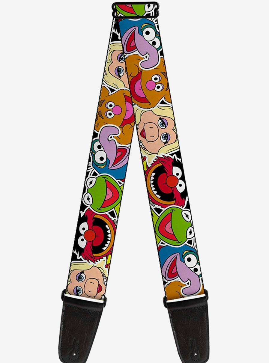 Music * | Muppets Faces Close Up Guitar Strap Sale Online