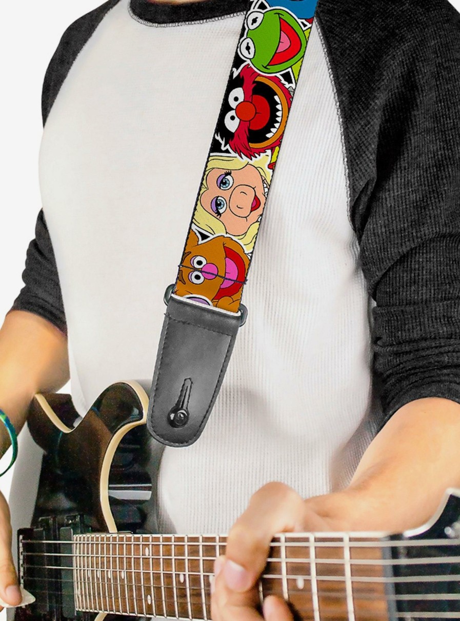 Music * | Muppets Faces Close Up Guitar Strap Sale Online