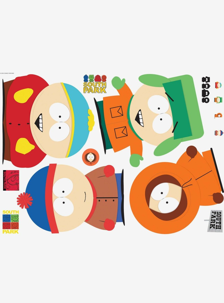 Decor * | South Park Xl Giant Peel & Stick Wall Decals Latest