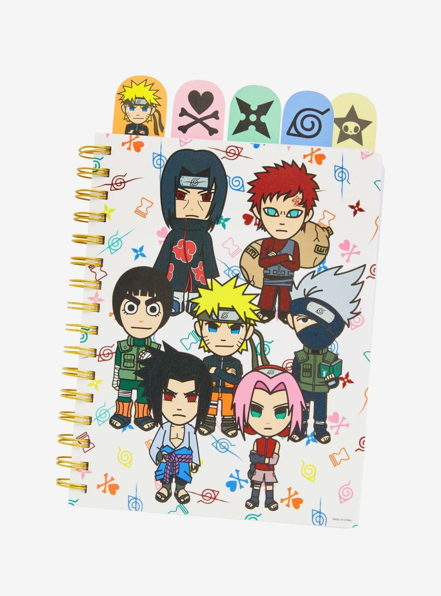 Office * | Tokidoki X Naruto Shippuden Chibi Group Tab Journal Boxlunch Exclusive Classical