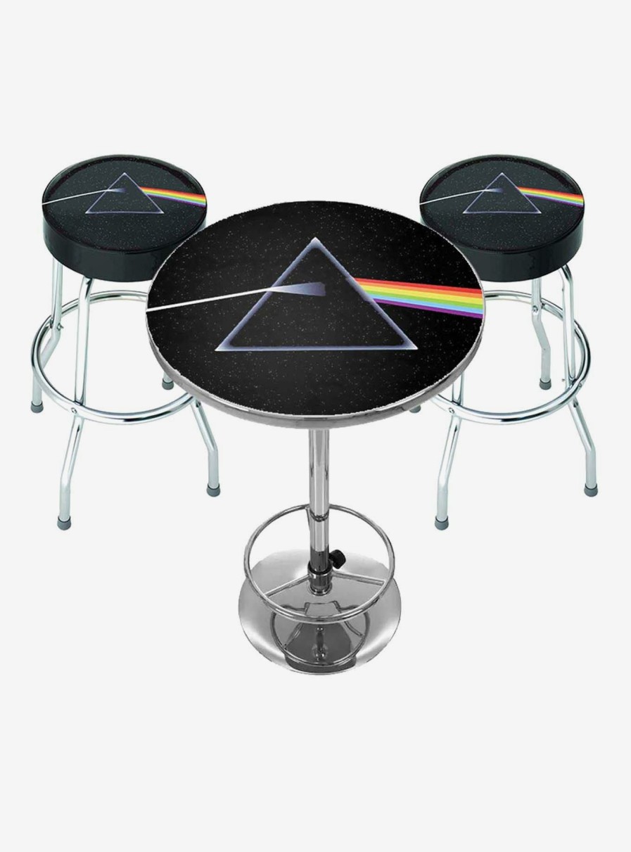 Kitchen * | Rocksax Pink Floyd Dark Side Of The Moon Bar Table And Stool Set Top Selling