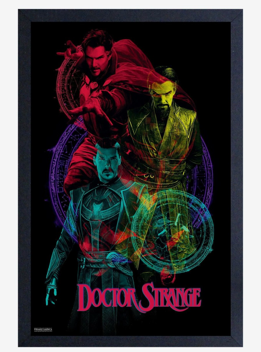 Decor * | Marvel Dr. Strange 2 Multiverse Of Madness Stranges Framed Wood Poster Hot Sale