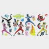 Decor * | Power Rangers Peel And Stick Wall Decals Sale Online