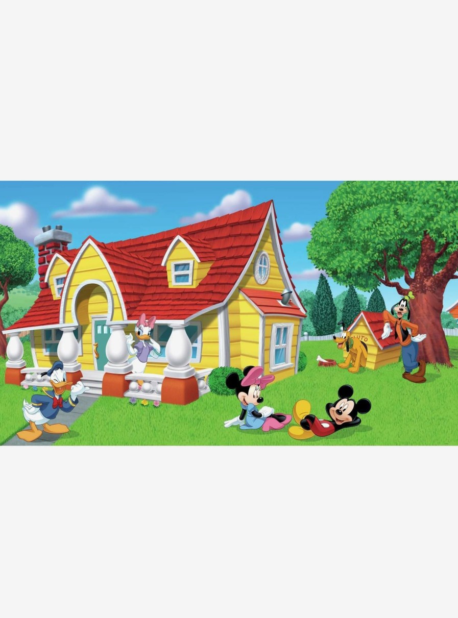 Decor * | Disney Mickey & Friends Chair Rail Prepasted Mural New Threads