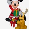 Decor * | Disney Mickey Mouse And Pluto Inflatable Decor Hot Sale