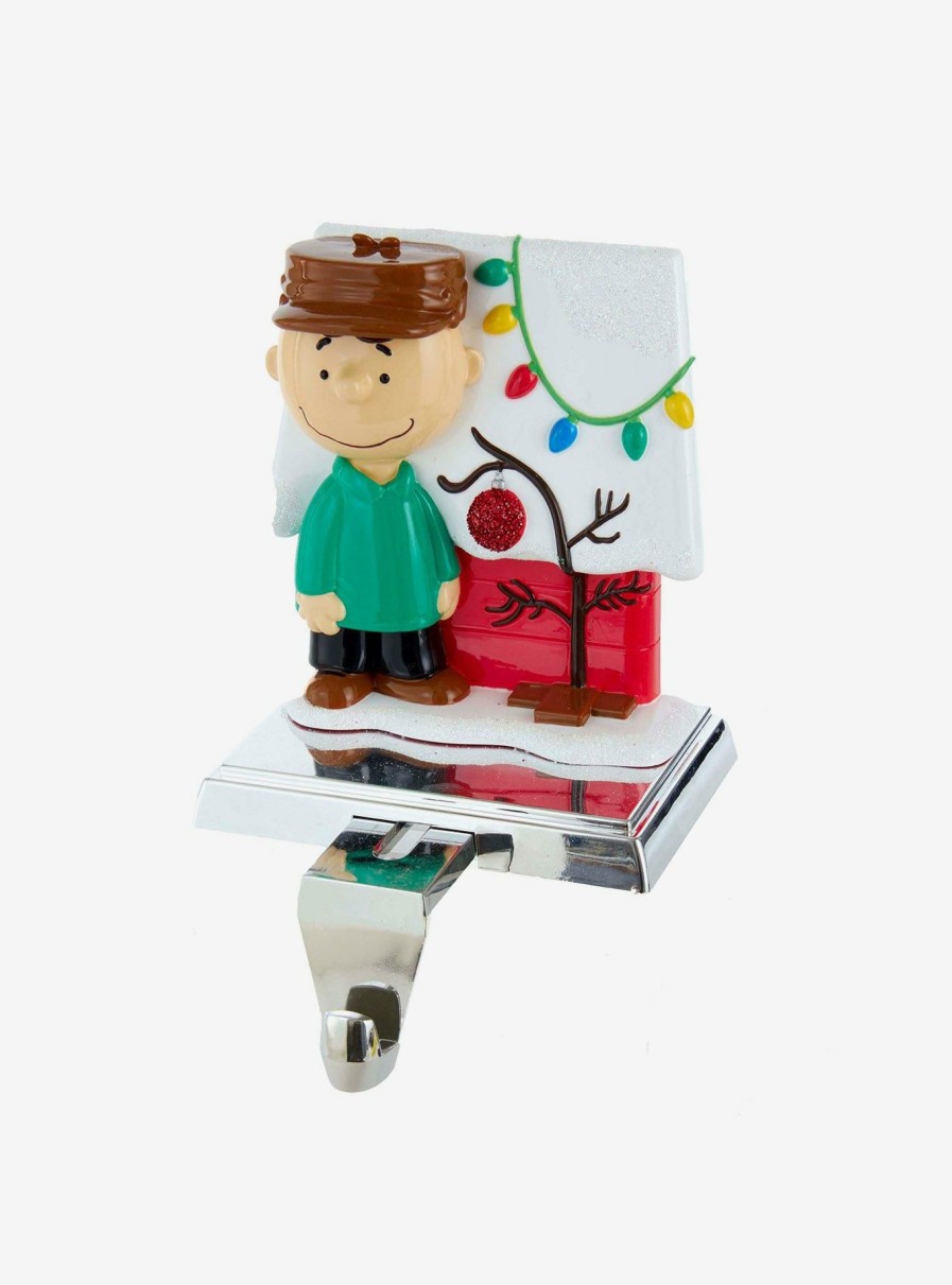 Decor * | Peanuts Charlie Brown With Doghouse Stocking Holder Sale Online