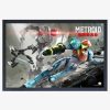 Decor * | Nintendo Metroid Dreadslide Framed Wood Wall Art Classical