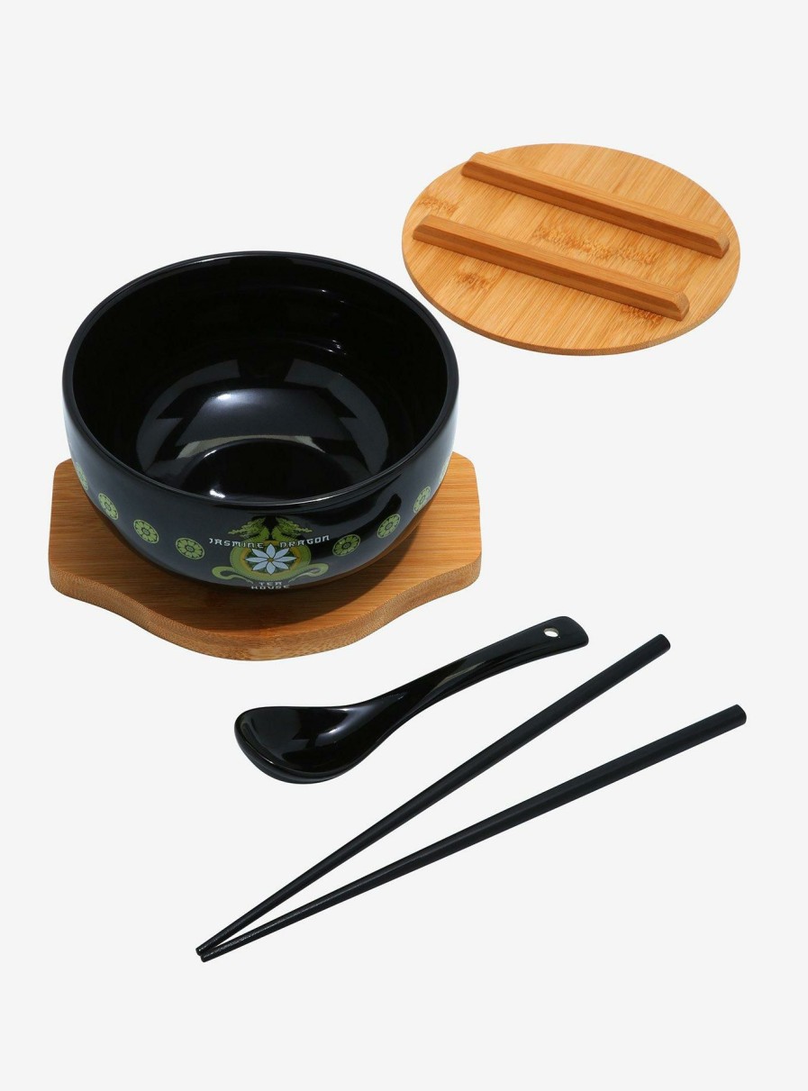 Kitchen * | Avatar: The Last Airbender Jasmine Dragon Tea House Ramen Bowl With Lid Classical