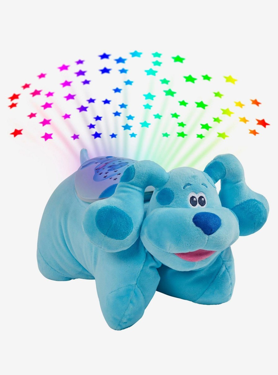 Bedroom * | Blue'S Clues Blue Sleeptime Lite Pillow Pet Plush Toy Latest