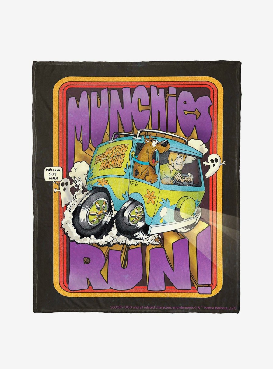 Bedroom * | Scooby-Doo Munchies Run Throw Blanket Free Delivery