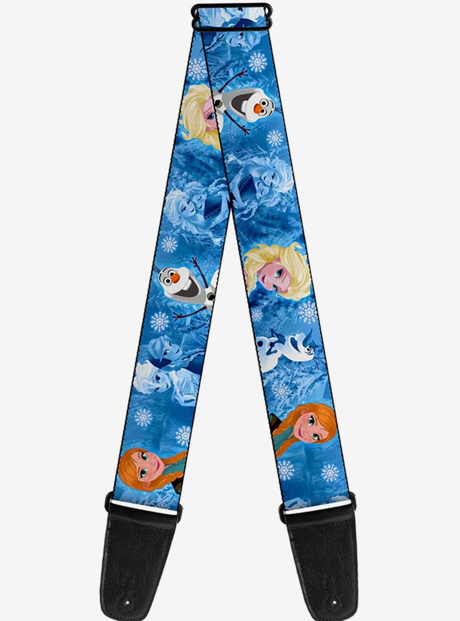 Music * | Disney Frozen Character Poses Guitar Strap Latest Fashion