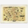 Decor * | Star Wars Tatooine Map Canvas Wall Decor Bargain Sale