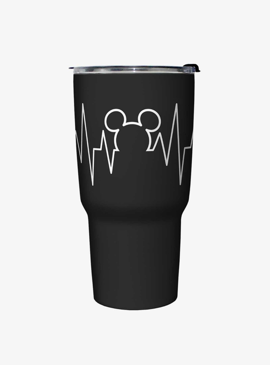 Kitchen * | Disney Mickey Mouse Mickey Heartline Travel Mug Latest Fashion