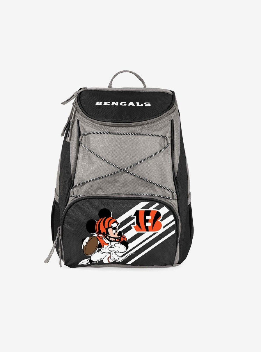 Outdoors * | Disney Mickey Mouse Nfl Cincinnati Bengals Cooler Backpack Fire Sale