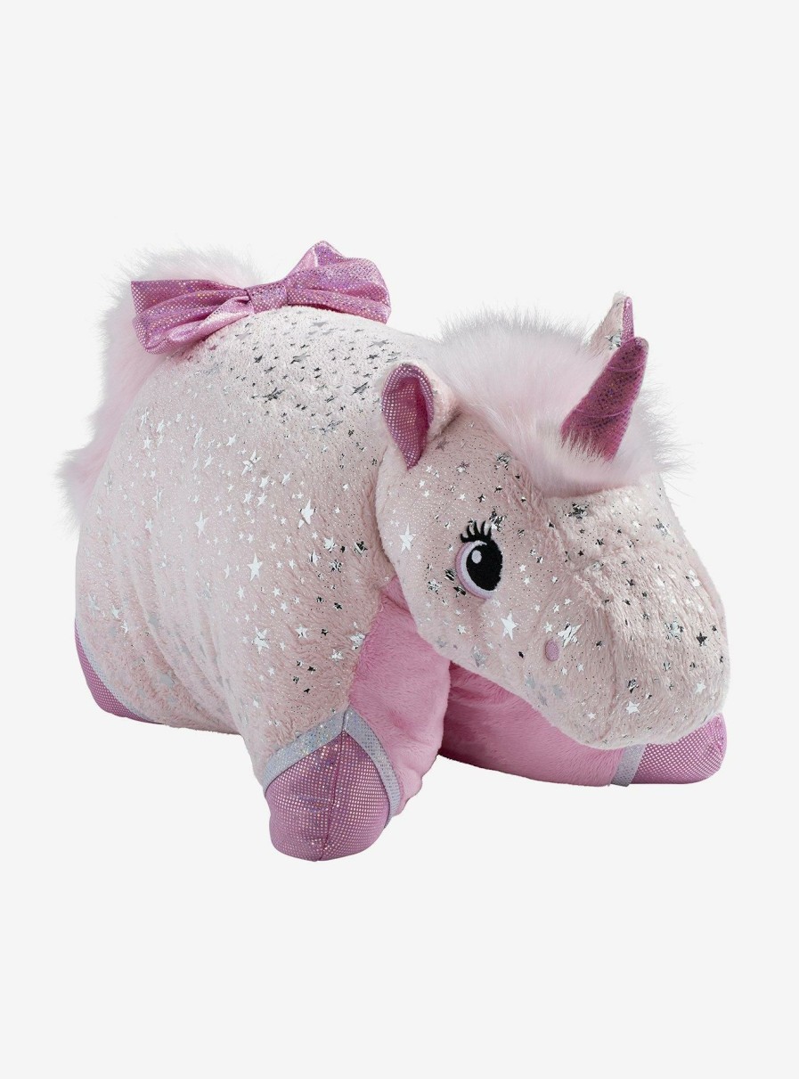 Bedroom * | Sparkly Pink Unicorn Pillow Pet Best-Selling