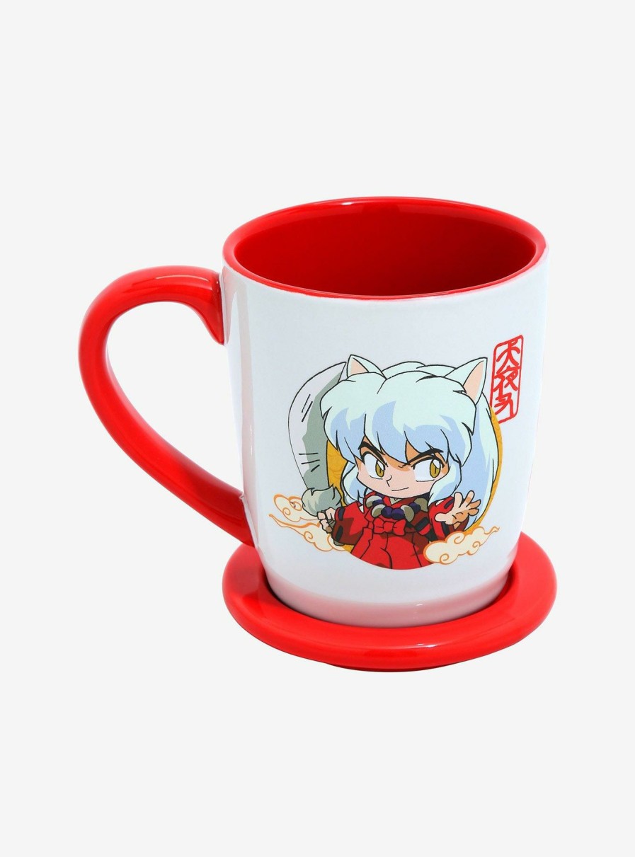 Kitchen * | Inuyasha Chibi Inuyasha Mug & Coaster Latest