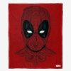 Bedroom * | Marvel Deadpool Flourishing Deadpool Throw Blanket New Threads