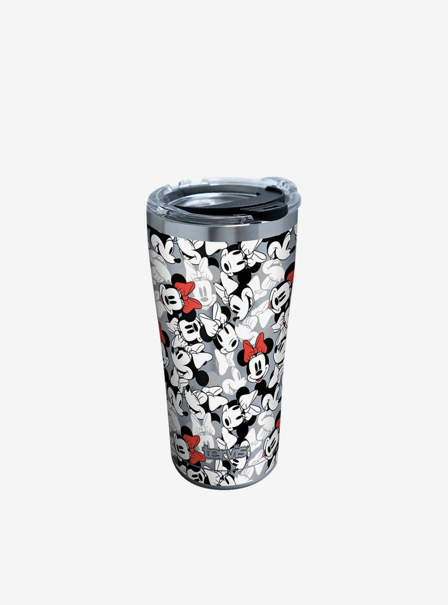 Kitchen * | Disney Minnie Mouse 20Oz Stainless Steel Tumbler With Lid Latest