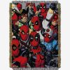 Bedroom * | Marvel Deadpool We Are All Here Tapestry Throw Latest