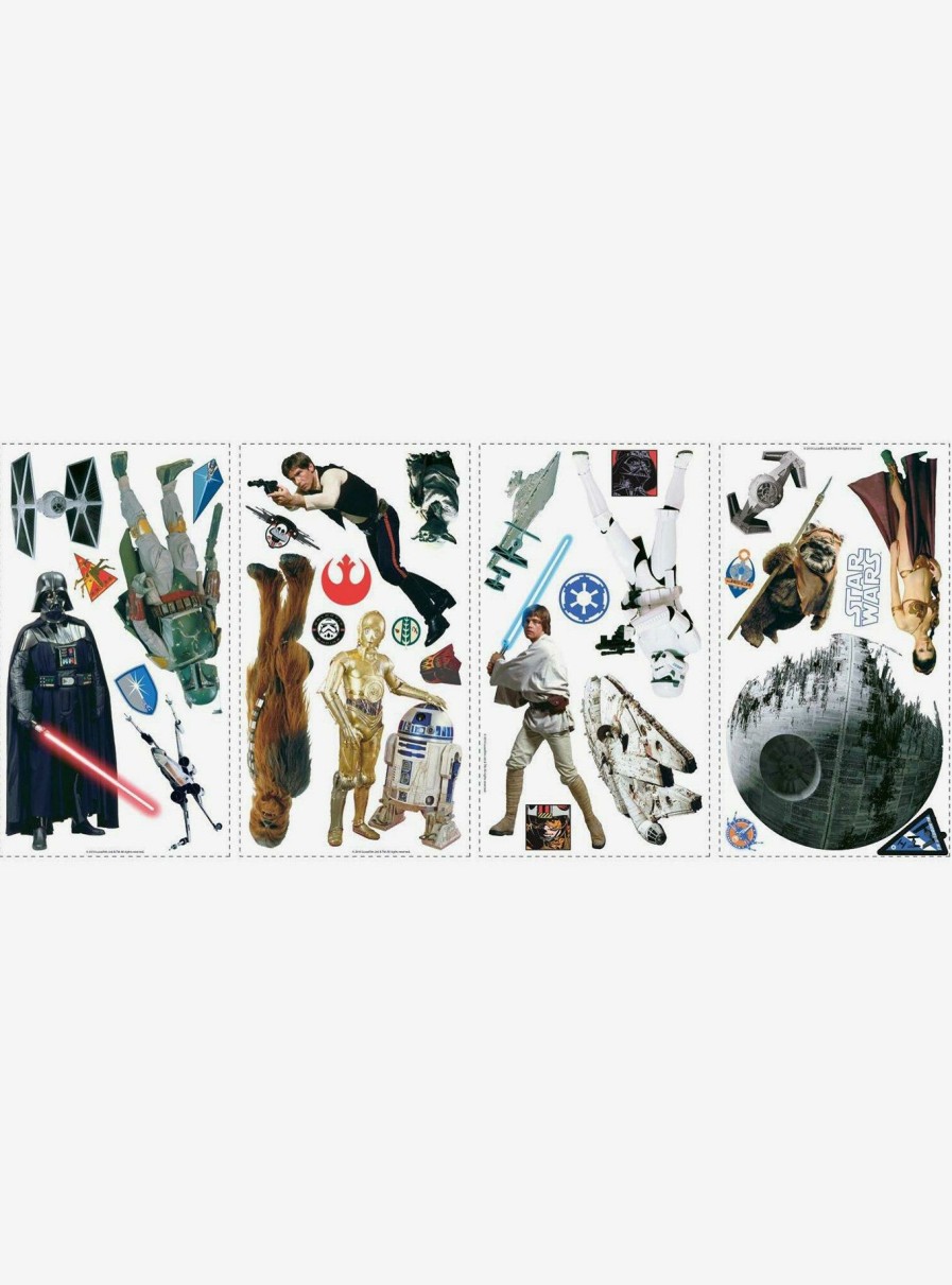 Decor * | Star Wars Classic Peel & Stick Wall Decals Sale Online