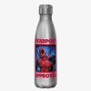 Kitchen * | Marvel Deadpool Approved Stainless Steel Water Bottle Best-Selling