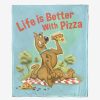 Bedroom * | Scooby-Doo Pizza Is Life Throw Blanket Sale Online