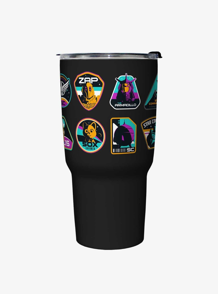 Kitchen * | Disney Pixar Lightyear Icon Badges Travel Mug Fire Sale