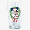 Kitchen * | Disney Mickey Mouse Santa Mickey Christmas Wreath Tritan Cup Best-Selling