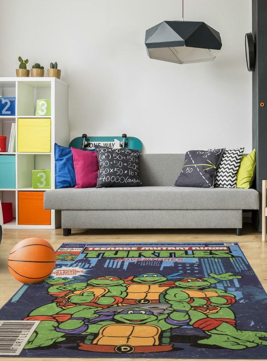 Decor * | Teenage Mutant Ninga Turtles Comic Rug Discount