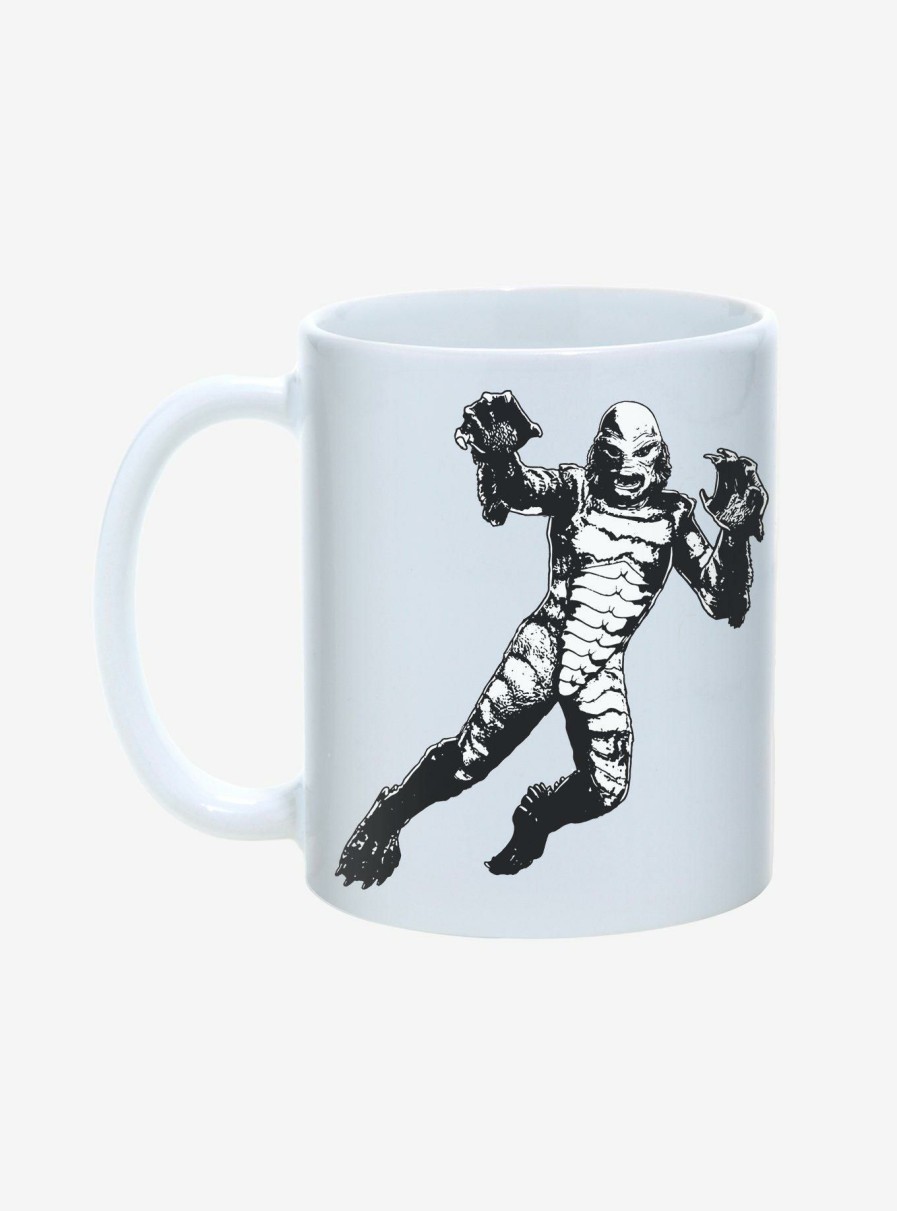 Kitchen * | Universal Monsters Creature From The Black Lagoon Portrait Mug 11Oz Bargain Sale