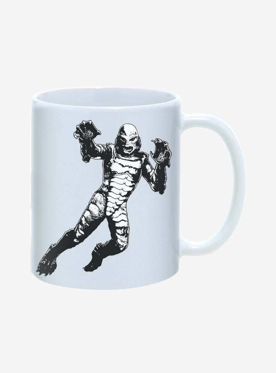 Kitchen * | Universal Monsters Creature From The Black Lagoon Portrait Mug 11Oz Bargain Sale