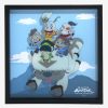 Decor * | Avatar: The Last Airbender Chibi Gaang Layered Wall Art Latest