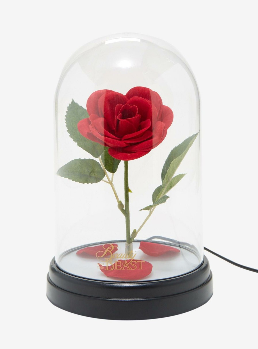 Decor * | Disney Beauty And The Beast Enchanted Rose Light Sale Online