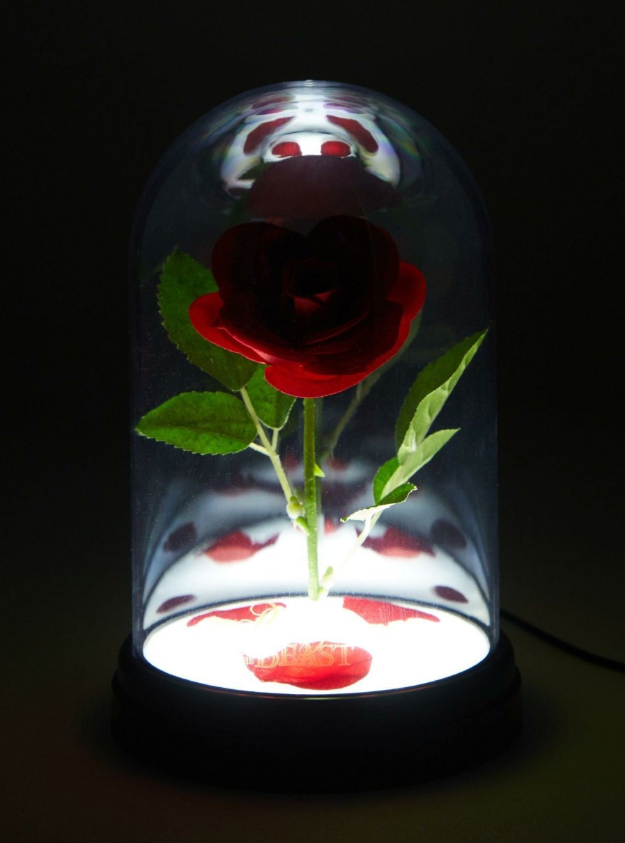 Decor * | Disney Beauty And The Beast Enchanted Rose Light Sale Online