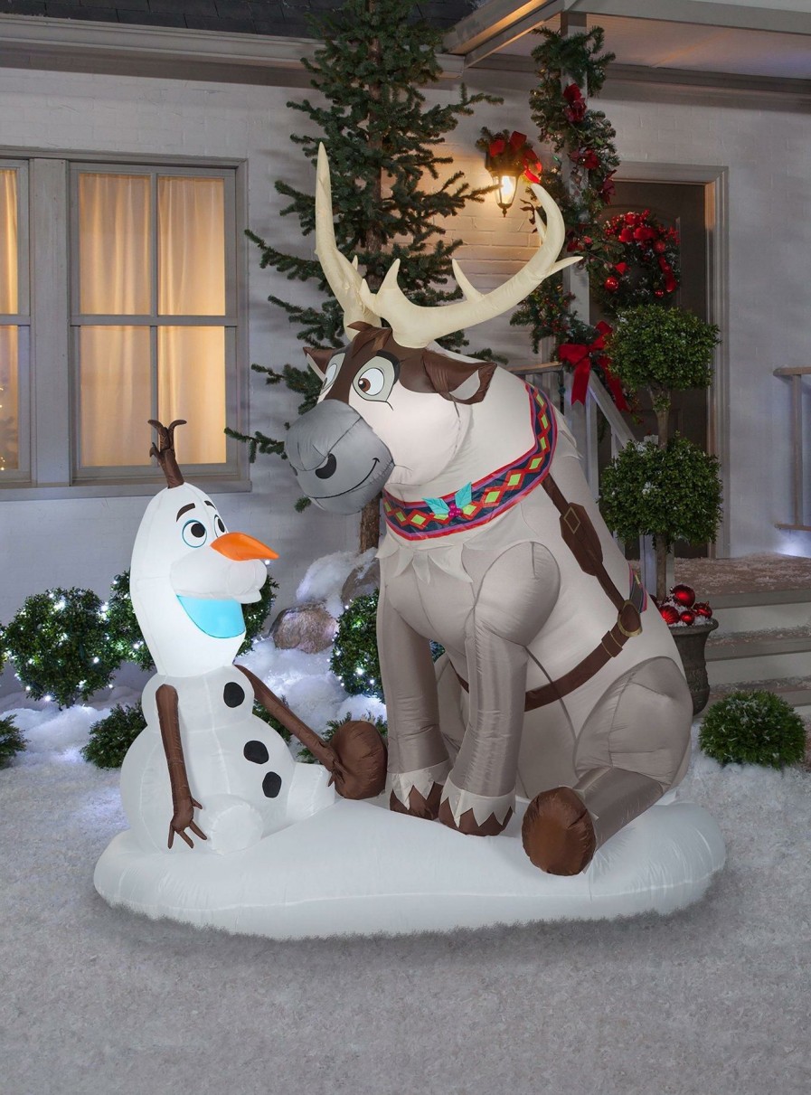 Decor * | Disney Frozen Olaf And Sven Led Airblown Less Expensive