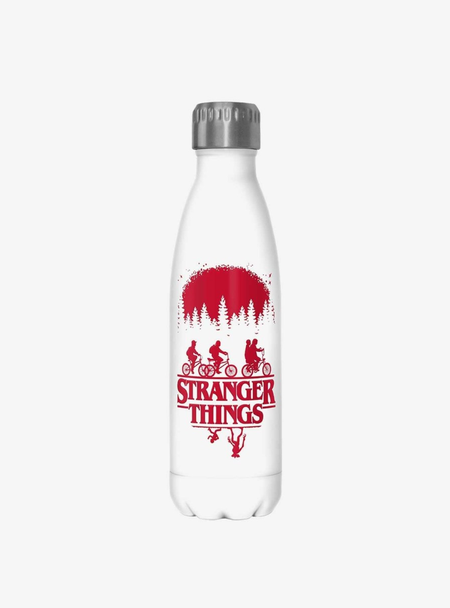 Kitchen * | Stranger Things Riding Bikes Stainless Steel Water Bottle Less Expensive