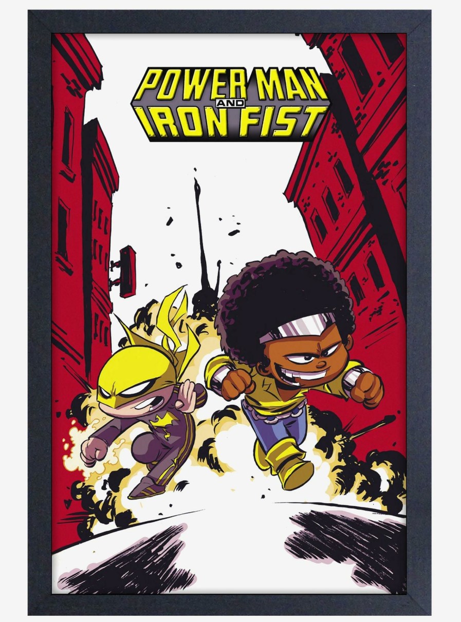 Decor * | Marvel Power Man And Iron Fist Skottie Young Poster Sale Online