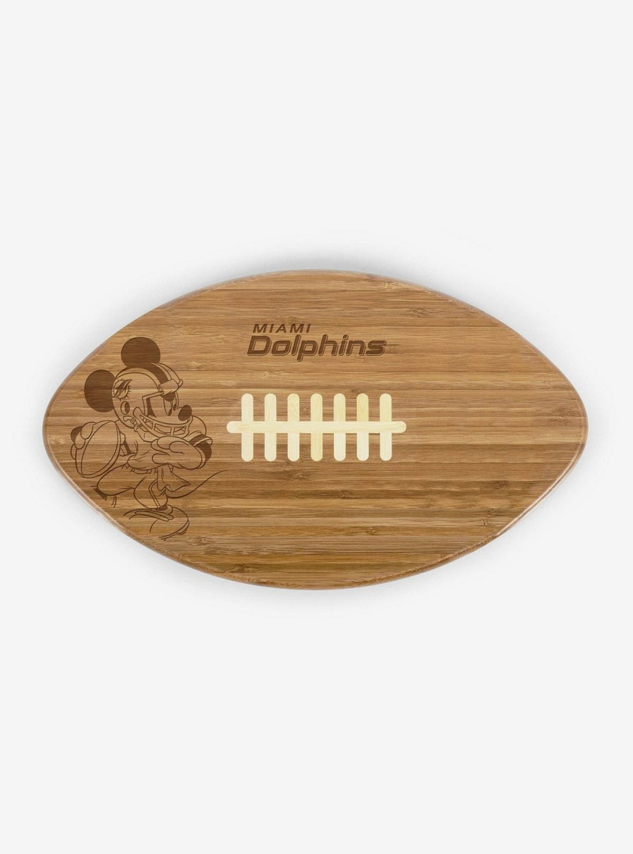 Kitchen * | Disney Mickey Mouse Nfl Mia Dolphins Cutting Board Best-Selling