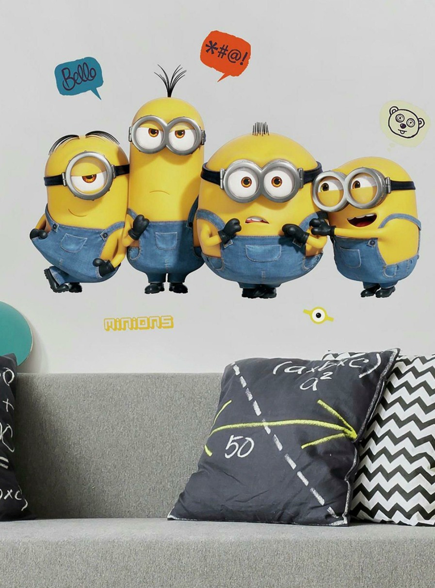 Decor * | Minions: The Rise Of Gru Giant Peel And Stick Wall Decals Hot Sale