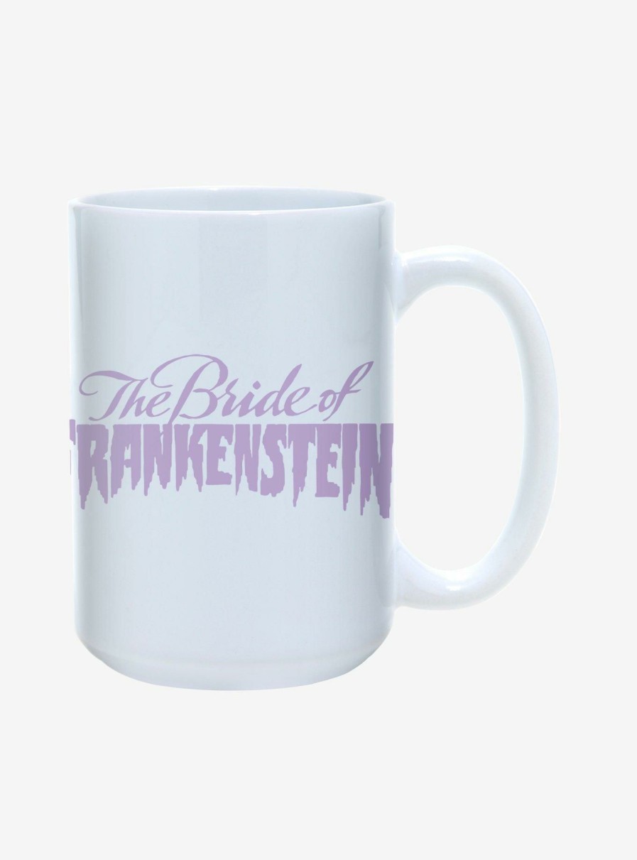 Kitchen * | Universal Monsters The Bride Of Frankenstein Logo Mug 15Oz New Threads