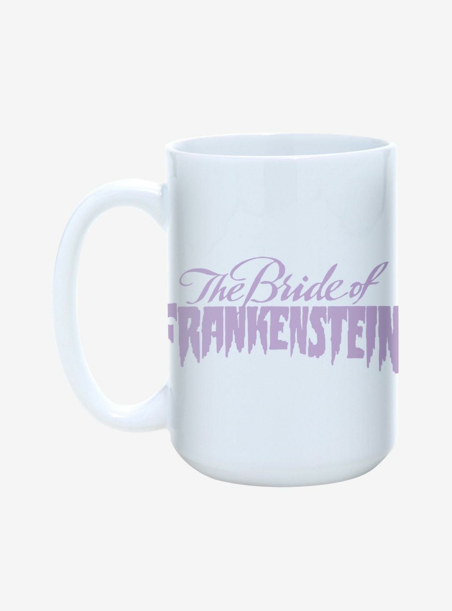 Kitchen * | Universal Monsters The Bride Of Frankenstein Logo Mug 15Oz New Threads