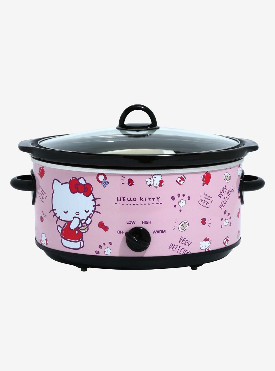 Kitchen * | Sanrio Hello Kitty Very Delicious 7-Quart Slow Cooker Boxlunch Exclusive Large Choice