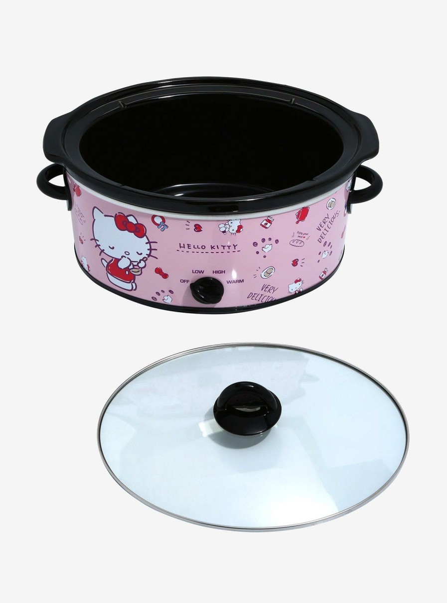 Kitchen * | Sanrio Hello Kitty Very Delicious 7-Quart Slow Cooker Boxlunch Exclusive Large Choice